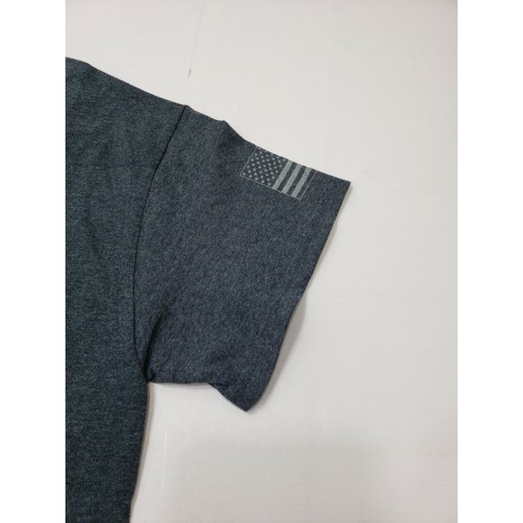 Rapdom Tactical Gear T-Shirt If Guns Are Outlawed Mens Size S Dark Heather NWOT - Picture 4 of 9